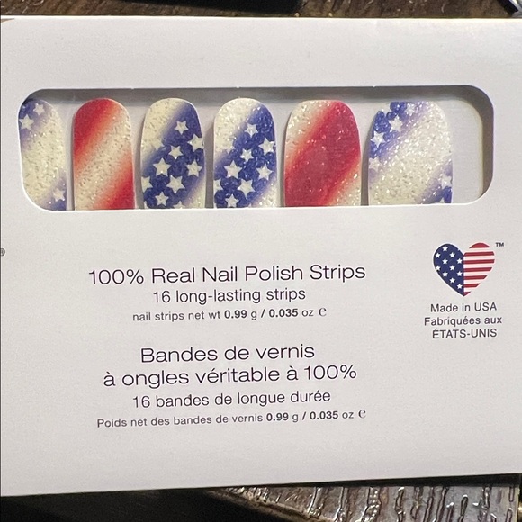 Color Street Other - Color Street Stars and Stripes Nail Strips - Red, White, Blue- American Spirit